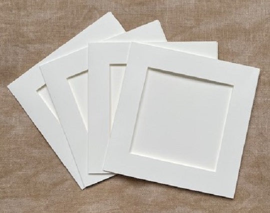 Aperture Card - Antique White, Square 15cm x 15cm