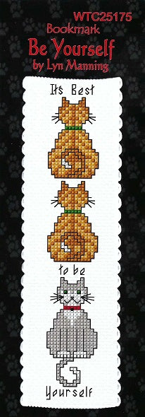 Bookmark Kit - Be Yourself, Cats