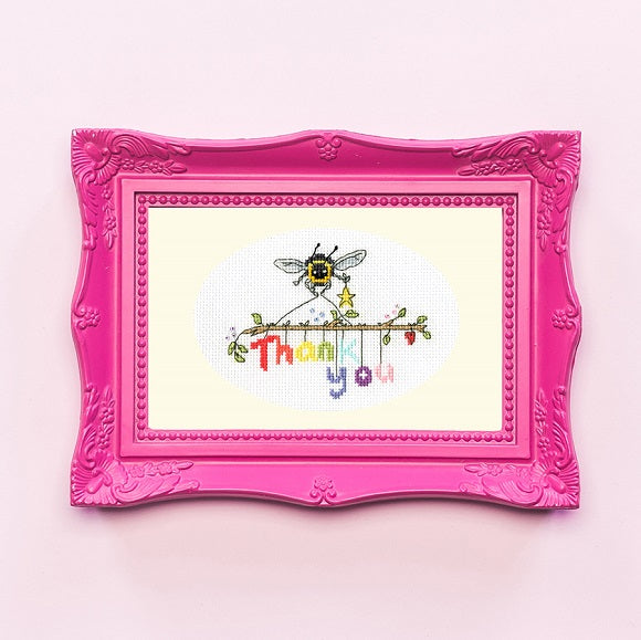 Thank You - Greeting Card Cross Stitch Kit