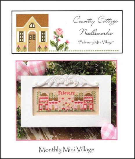 Mini Village, February - Country Cottage Needleworks