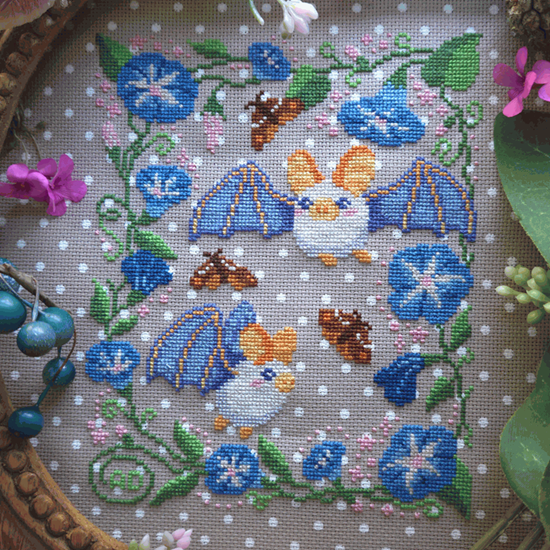 Ghost Bat Sampler - BAD Stitch