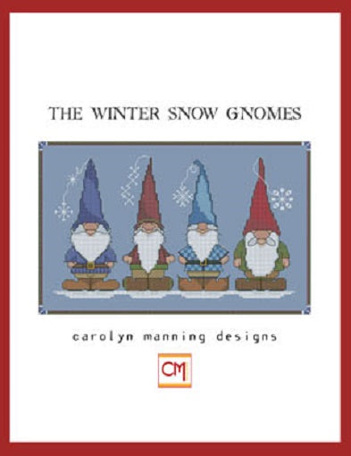 Winter Snow Gnomes - Cross Stitch Pattern