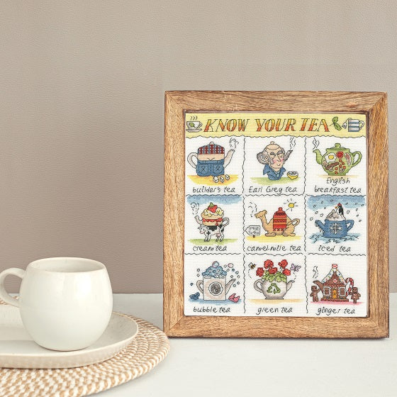 Know Your Tea - Cross Stitch Kit