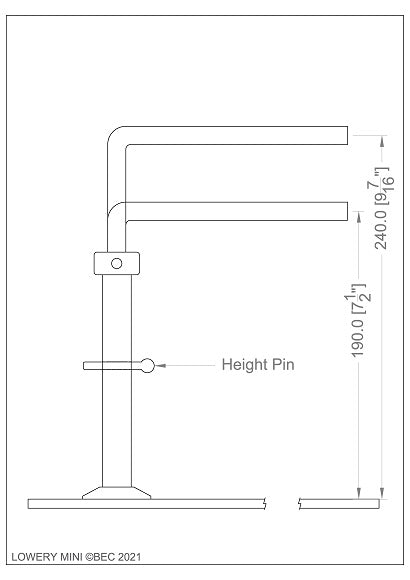 Desktop Lowery Workstand - Mini