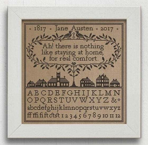 Real Comfort, Jane Austen - Modern Folk Embroidery