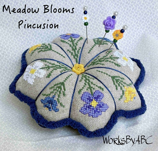 Meadow Blooms Pincushion - Works by ABC