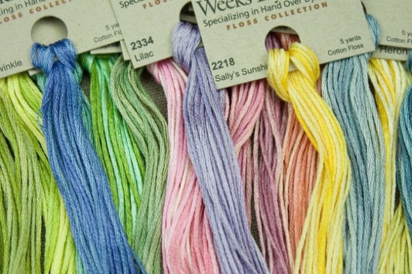 Weeks Dye Works Threads, Monthly Club - 4 Skeins per Month