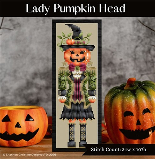 Lady Pumpkin Head - Shannon Christine Design
