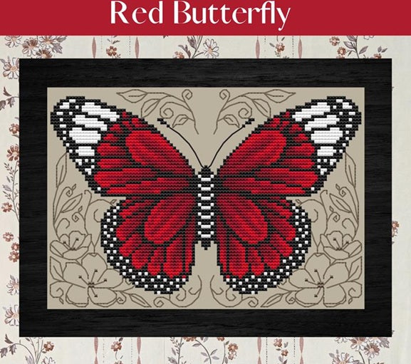 Red Butterfly - Shannon Christine Design