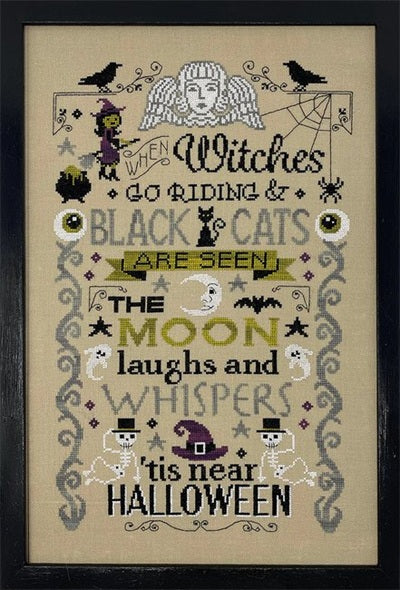 When Witches Go Riding - Tiny Modernist Pattern