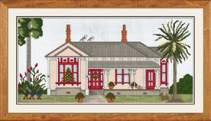 Christmas at the Villa Cross Stitch Kit Christmas at the Villa Cross Stitch Kit