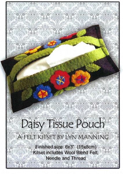 Daisy Tissue Pouch - Felt Kitset
