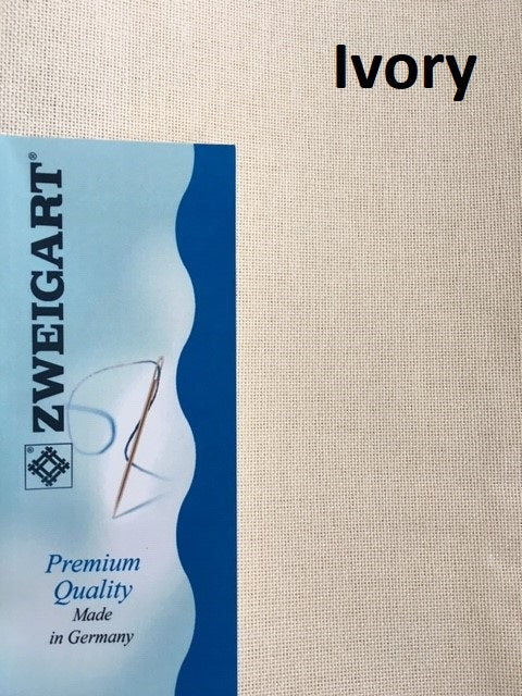 Lugana Evenweave - 25 Count - Ivory