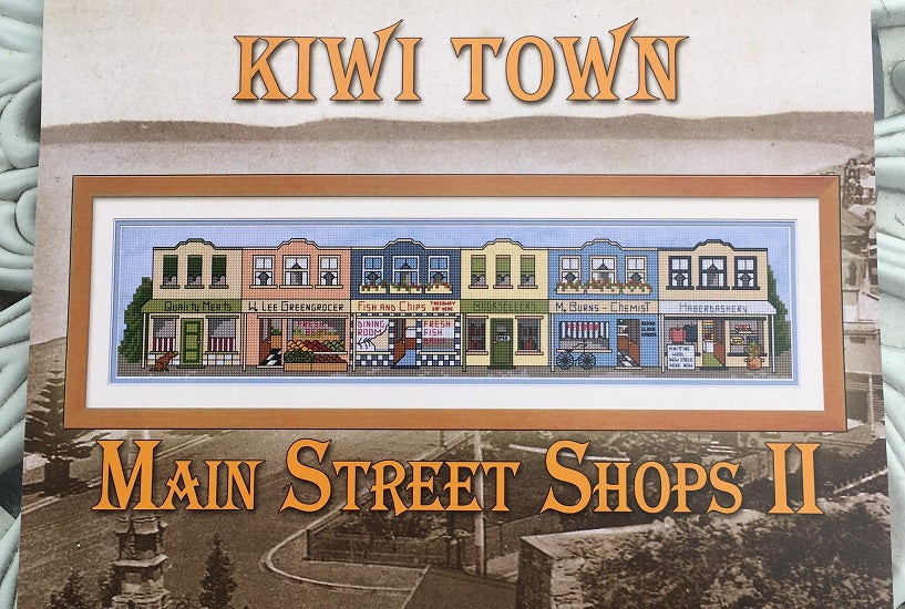 Kiwi Town Main Street Cross Stitch Kit Kiwi Town Main Street Cross Stitch Kit