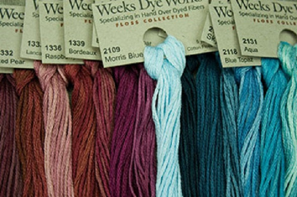 Weeks Dye Works 6 Strand Cotton Skeins