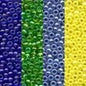 Glass Seed Beads - Mix Pack, 4 Colours