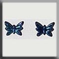 Glass Treasures - 12125 Butterflies Blue/Black