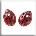 Glass Treasures - 12159 Ladybug, Red