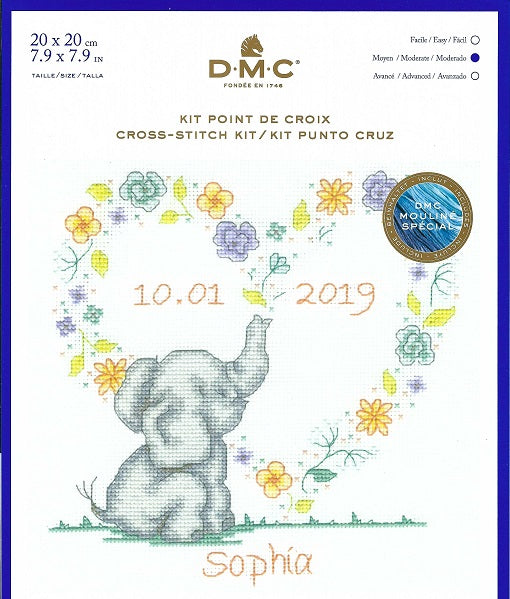 Baby Elephant - Cross Stitch Kit