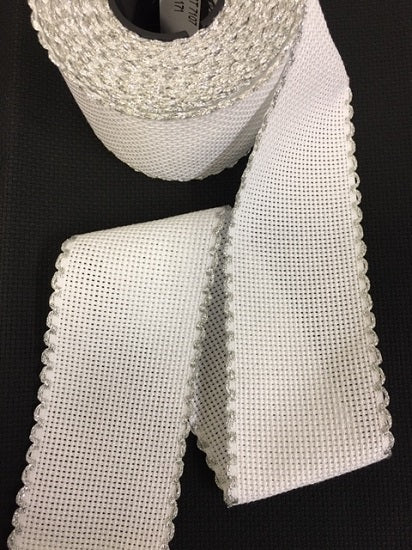 5cm wide - Aida Bookmark Band - Silver