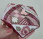 Biscornu Pin Cushion - Rose