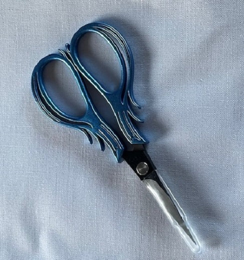 Ornate Scissors - Blue