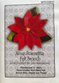 Felt Brooch Kitset - Christmas Poinsettia