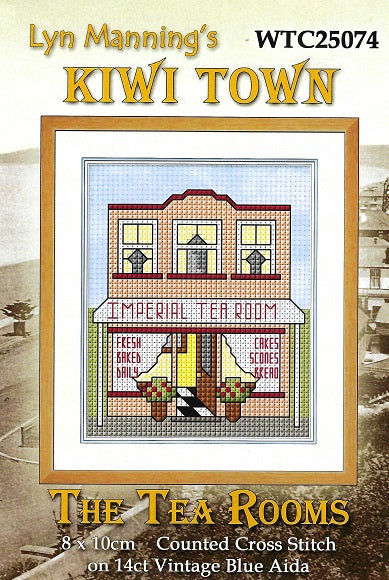 The Tea Rooms - Kiwitown - Cross Stitch Kit