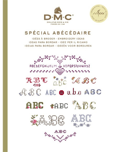 ABC Cross Stitch Pattern Book - Alphabets