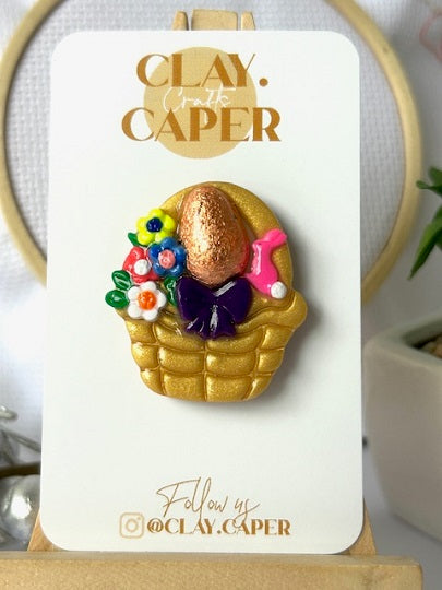 Easter Egg in a Basket - Needle Minder