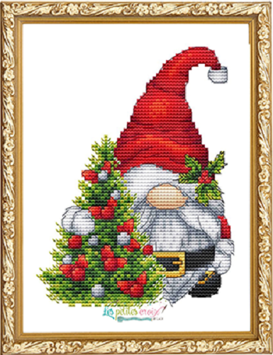 Gnome, Father Christmas - Cross Stitch Pattern