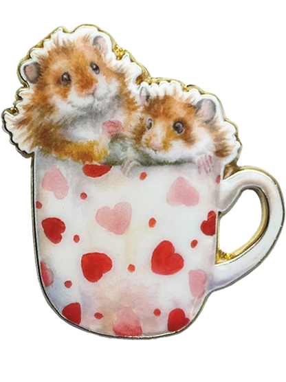 Needle Minder - Hamsters in a Teacup