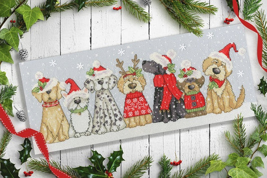 Holiday Hounds - Cross Stitch Kit
