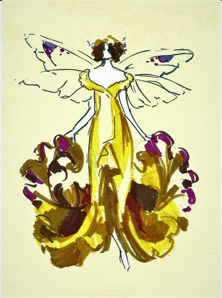 Iris, by Nora Corbett - Greeting Card
