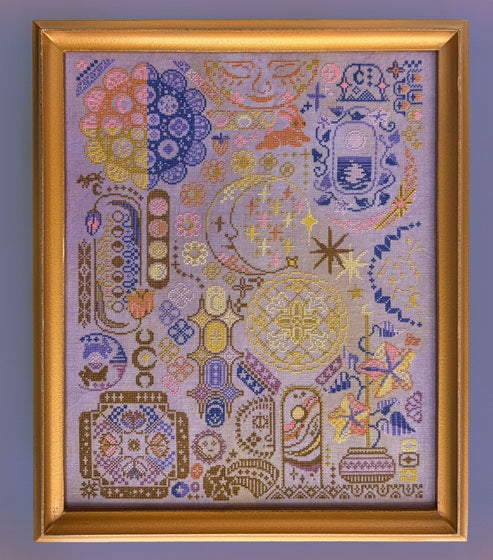 Moon Sampler - JED XStitch