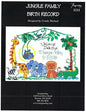 Jungle Family Birth Sampler - Imaginating