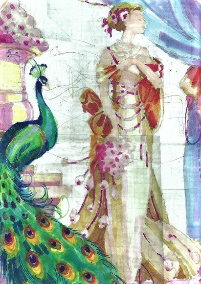 Lady Hera, by Nora Corbett - Greeting Card