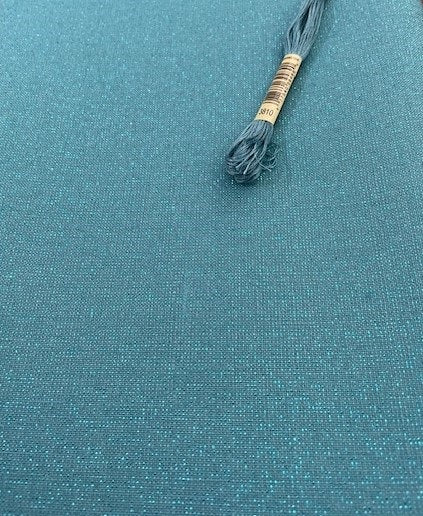 Linen - 40 Count - Pacific Blue Metallic