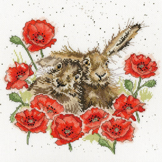 Love Is In The Hare  - Cross Stitch Kit
