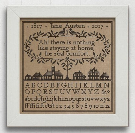 Real Comfort, Jane Austen - Modern Folk Embroidery