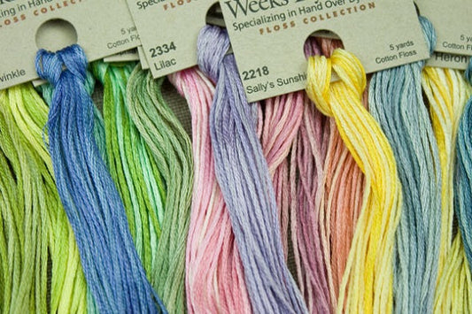 Weeks Dye Works Threads, Monthly Club - 4 Skeins per Month