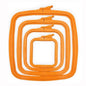 Nurge Embroidery Hoop, Square - Orange