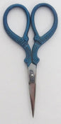 Ornate Scissors - Blue/Black Handles