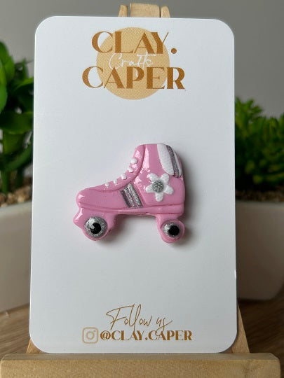 Roller Skates, Pink - Needle Minder