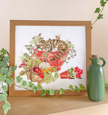 Purrrfect Spot - Cross Stitch Kit