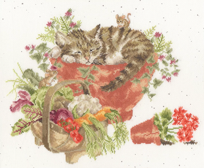 Purrrfect Spot - Cross Stitch Kit