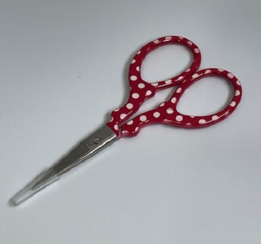 Red with White Spots - Lions Tail Scissors