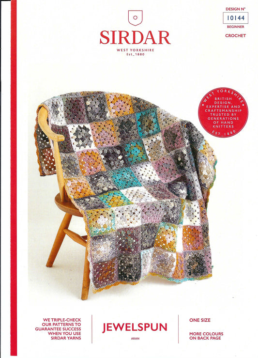 Blanket - Sirdar Crochet Pattern Leaflet 10144