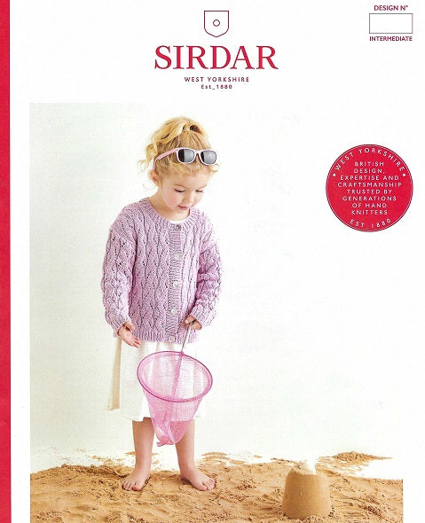 Child Cardigan, 2576 Sirdar - Knitting Pattern