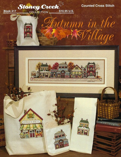 Autumn in the Village - Cross Stitch Pattern